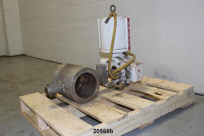 Used Valtek 6" Air Open V-Ball Valve #20566