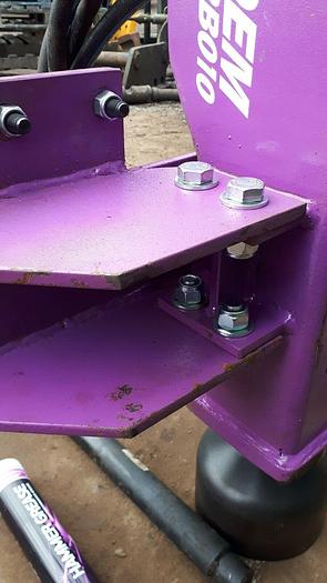 Used Prodem hydraulic post knocker and breaker