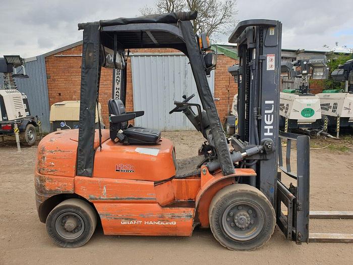 Used Heli Forklift Container spec mast