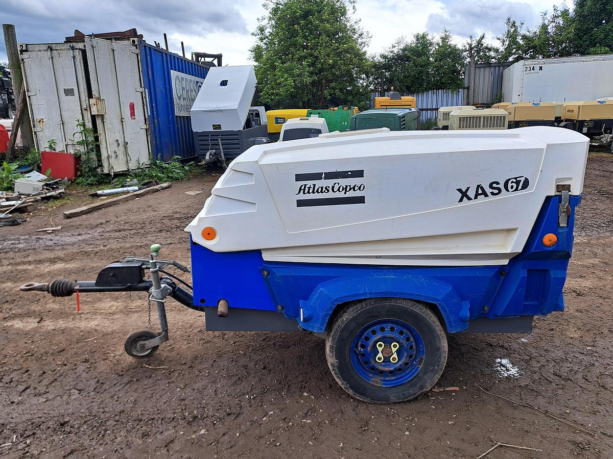 Used Atlas copco xas67
