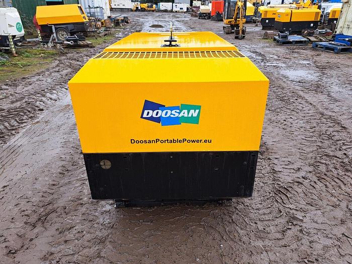 Used 2018 DOOSAN INGERSOLL RAND 7/41+ DIESEL AIR COMPRESSOR GENERATOR LOW HOURS