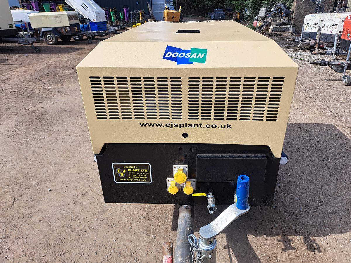 Used Doosan 7/31 compressor generator