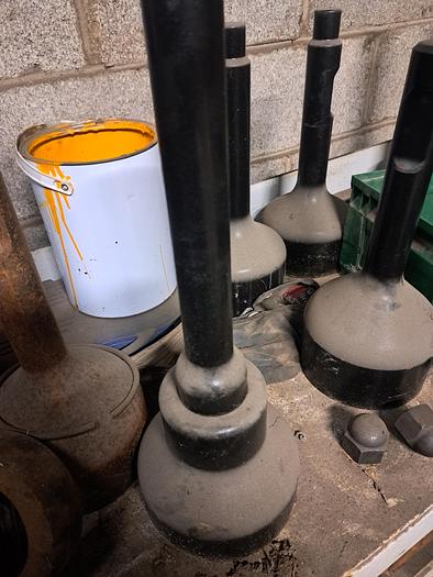 Skid steer breaker post knocker 