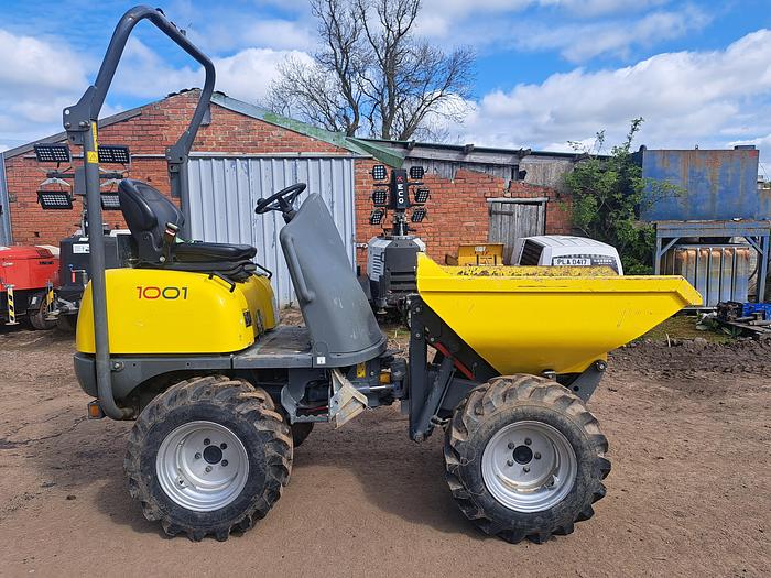Used Wacker Neuson 1 tonne high tip dumper