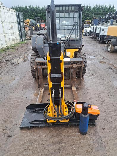 Skid steer breaker post knocker 