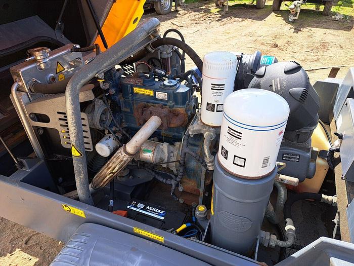 Used Atlas Copco Xas 48 Diesel Compressor only 290 hours