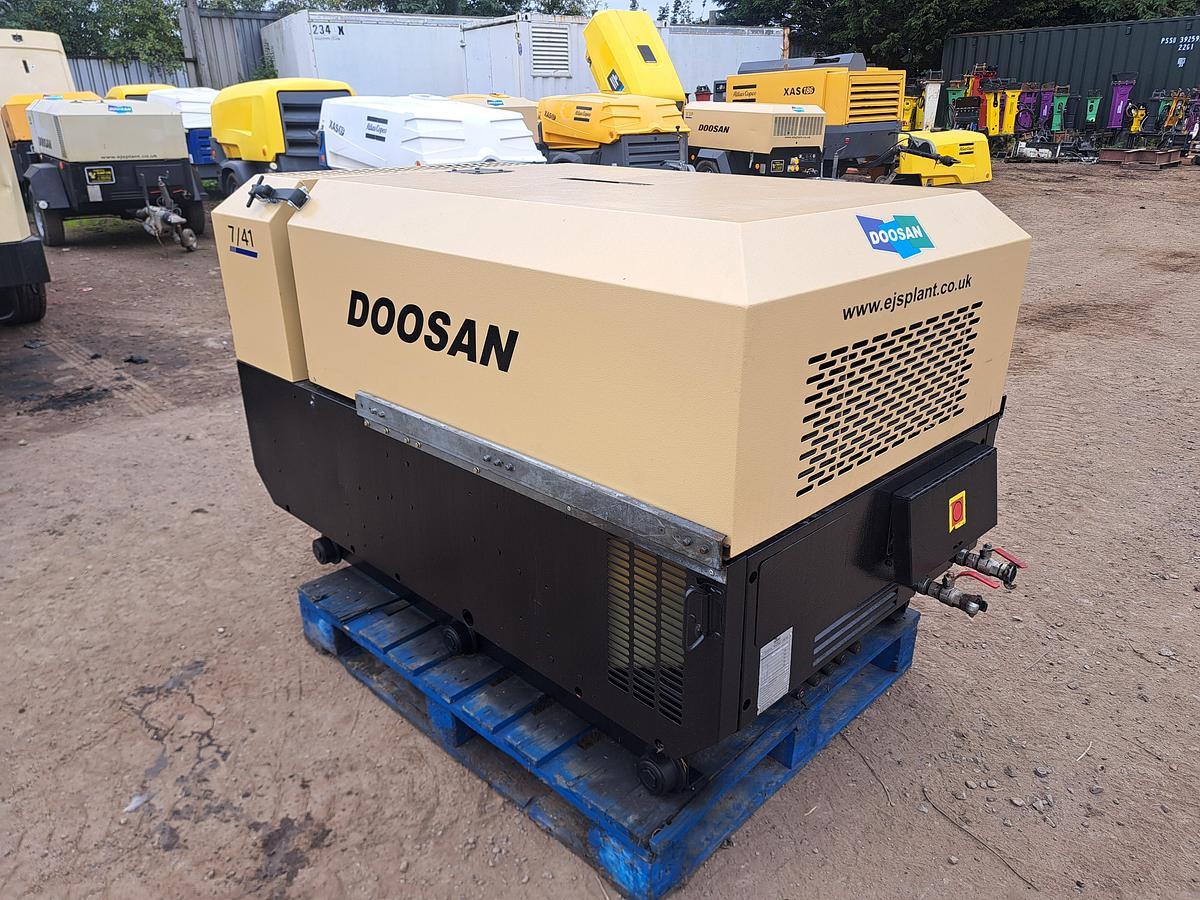 Used Doosan 7/41 compressor