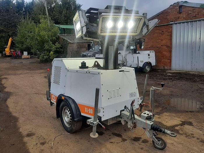 Used Smc Tl90 Lighting Tower Lights Kubota engine