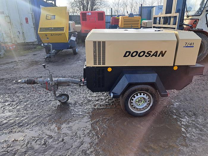 Used Doosan 7/41 compressor