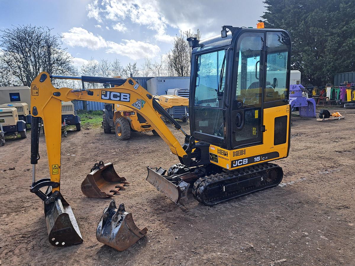 Used Jcb 16c-1 Mini Digger 