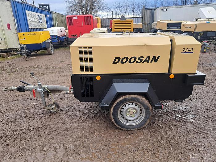 Used Doosan 7/41 compressor