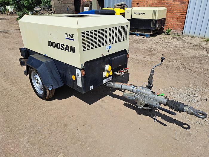 Used Doosan 7/26E Compressor Generator