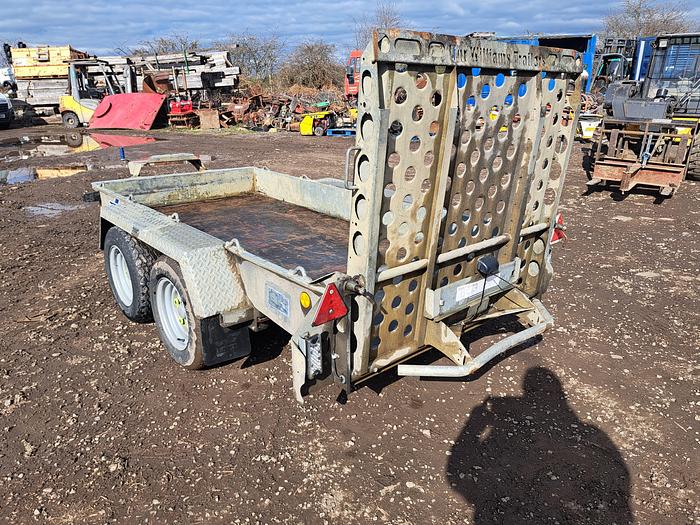Used Ifor williams plant trailer 