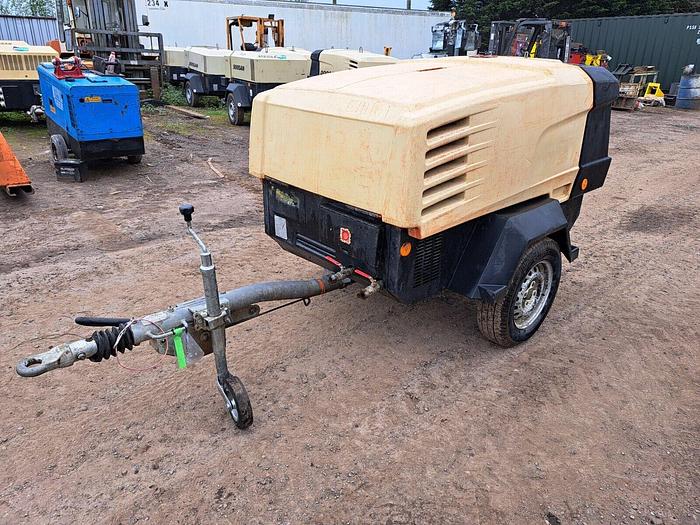 Used DOOSAN INGERSOLL RAND 7/41+ DIESEL PORTABLE AIR COMPRESSOR Low Hours