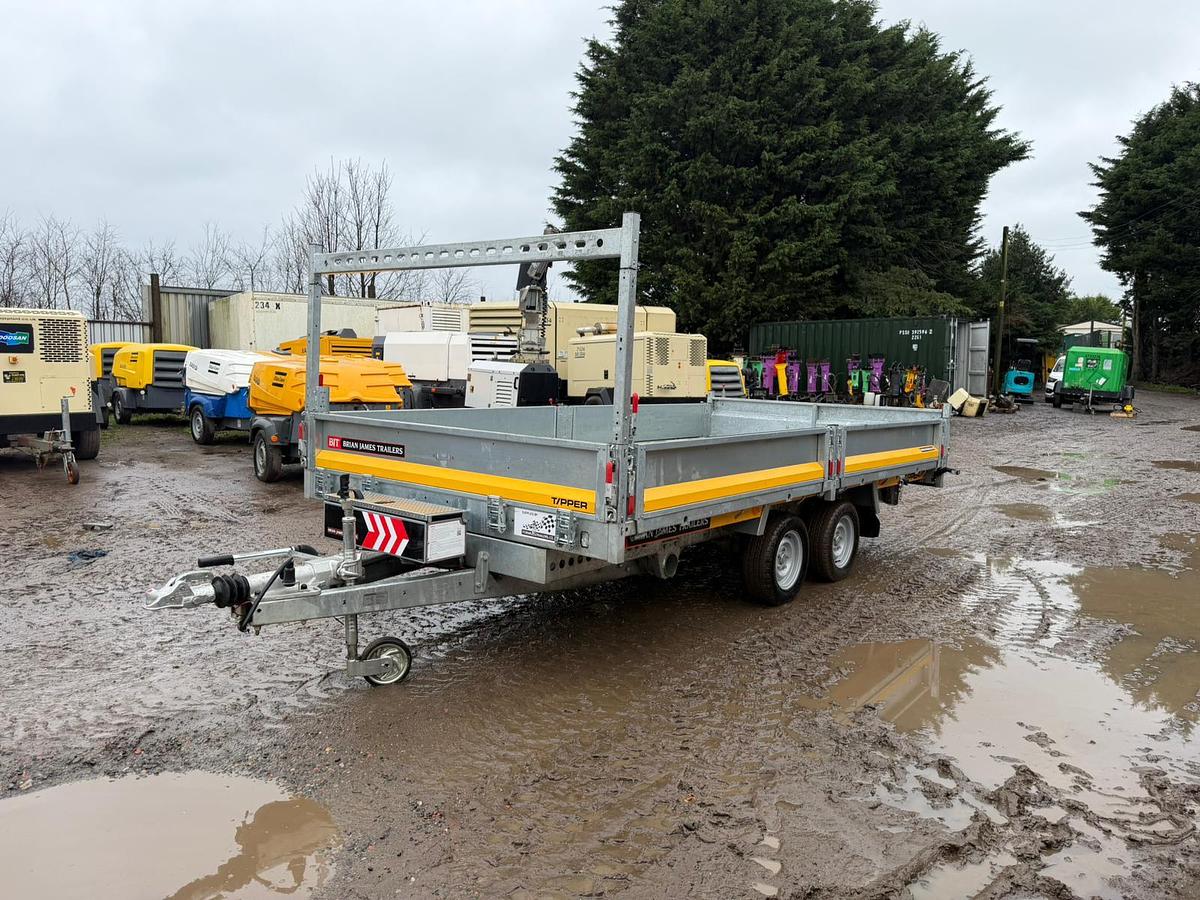 Used Brian James Tipping trailer