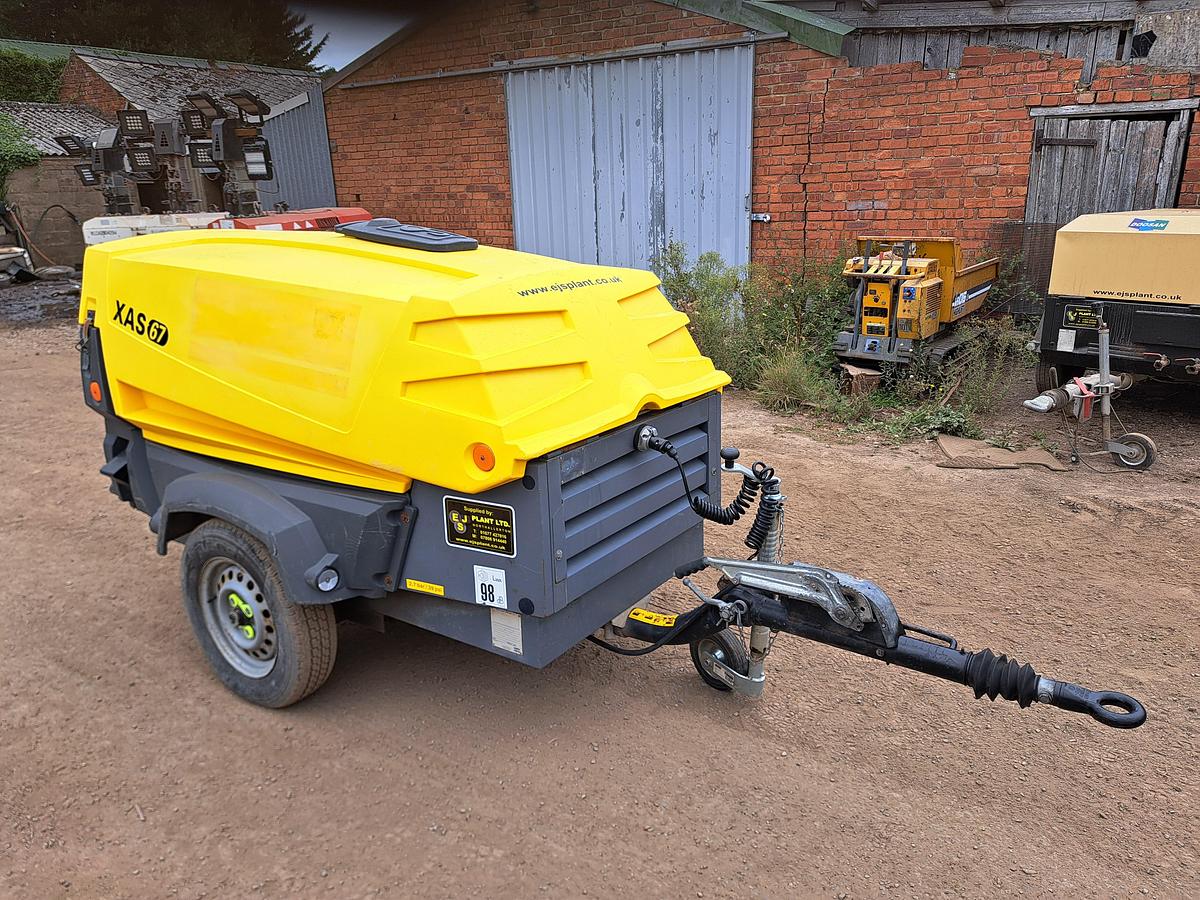 Used Atlas copco xas67 