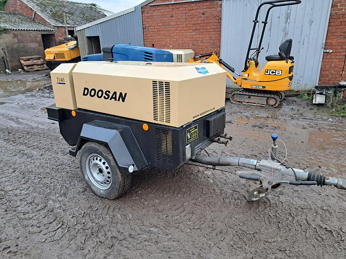 Used Doosan 7/41 compressor