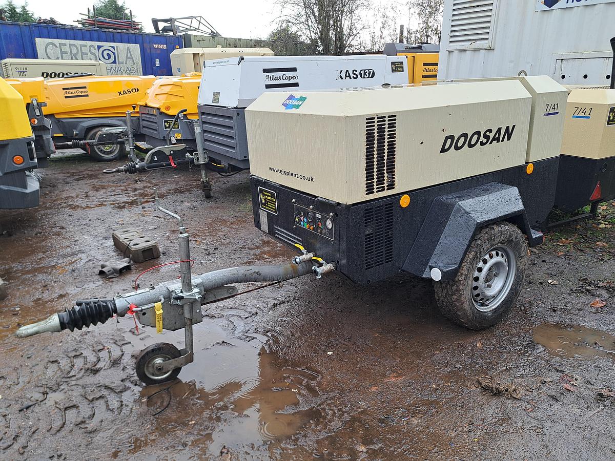 Used Doosan 7/41 compressor