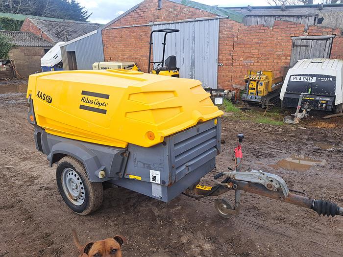 Used Atlas copco xas67