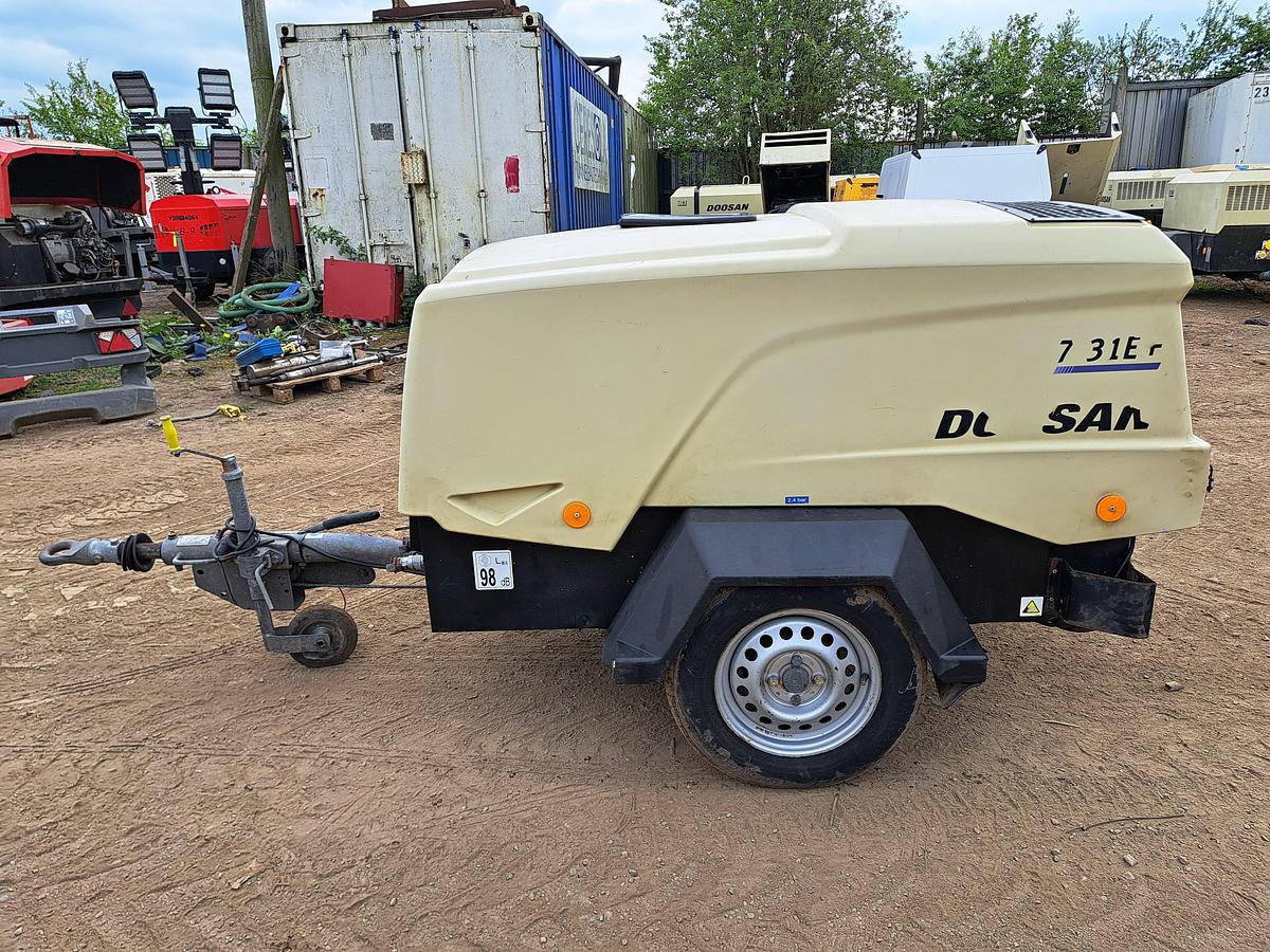 Used Doosan 7/31 compressor 