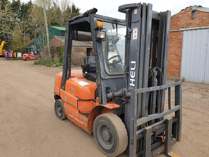 Used Heli Forklift Container spec mast