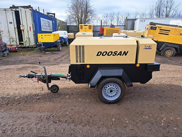 Used Doosan 7/41 compressor