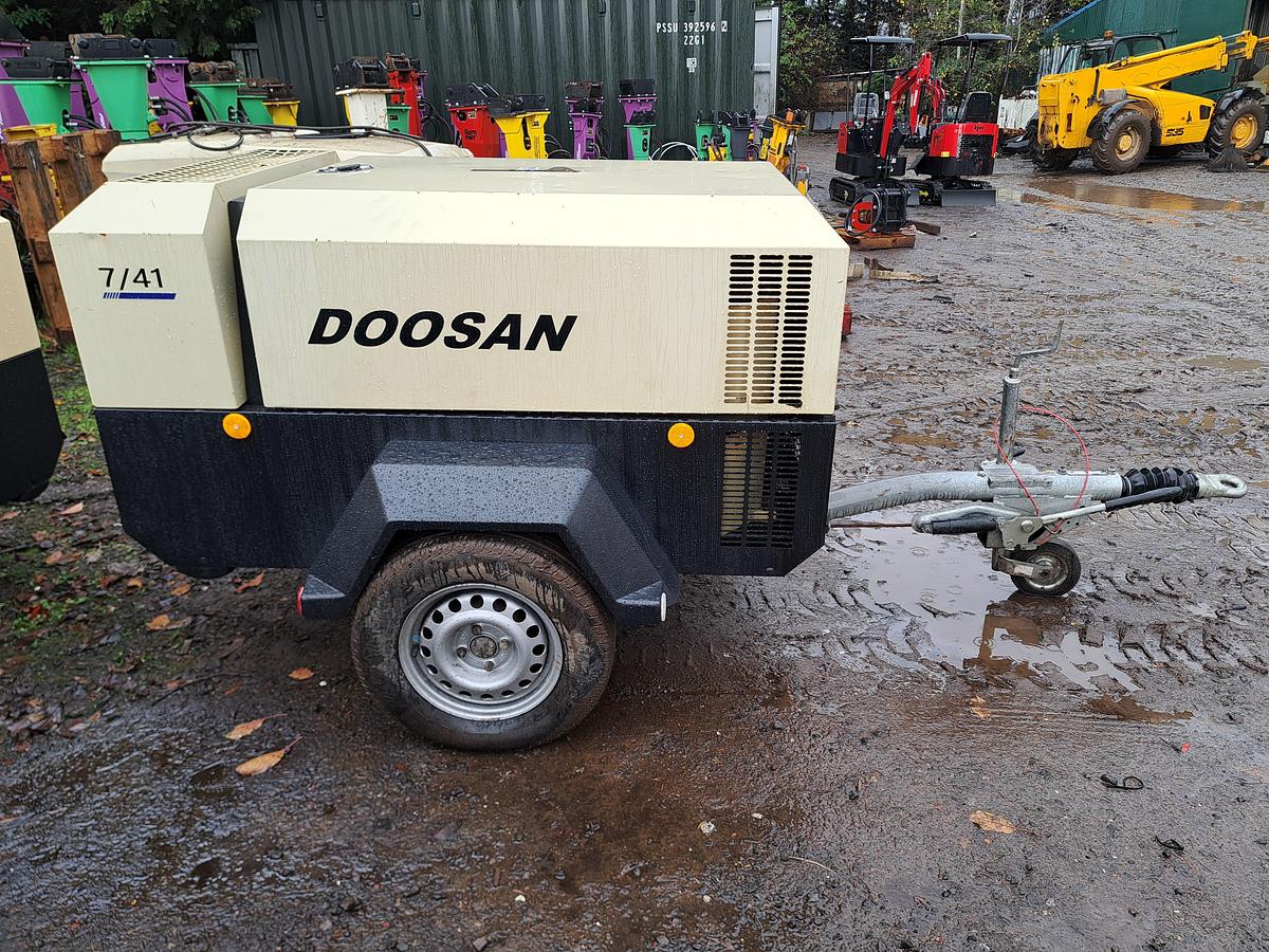 Used Doosan 7/41 compressor