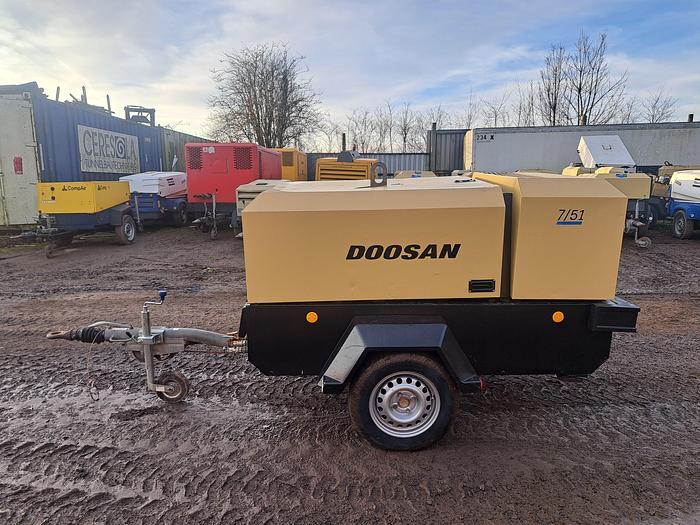 Used Doosan 7/51 compressor