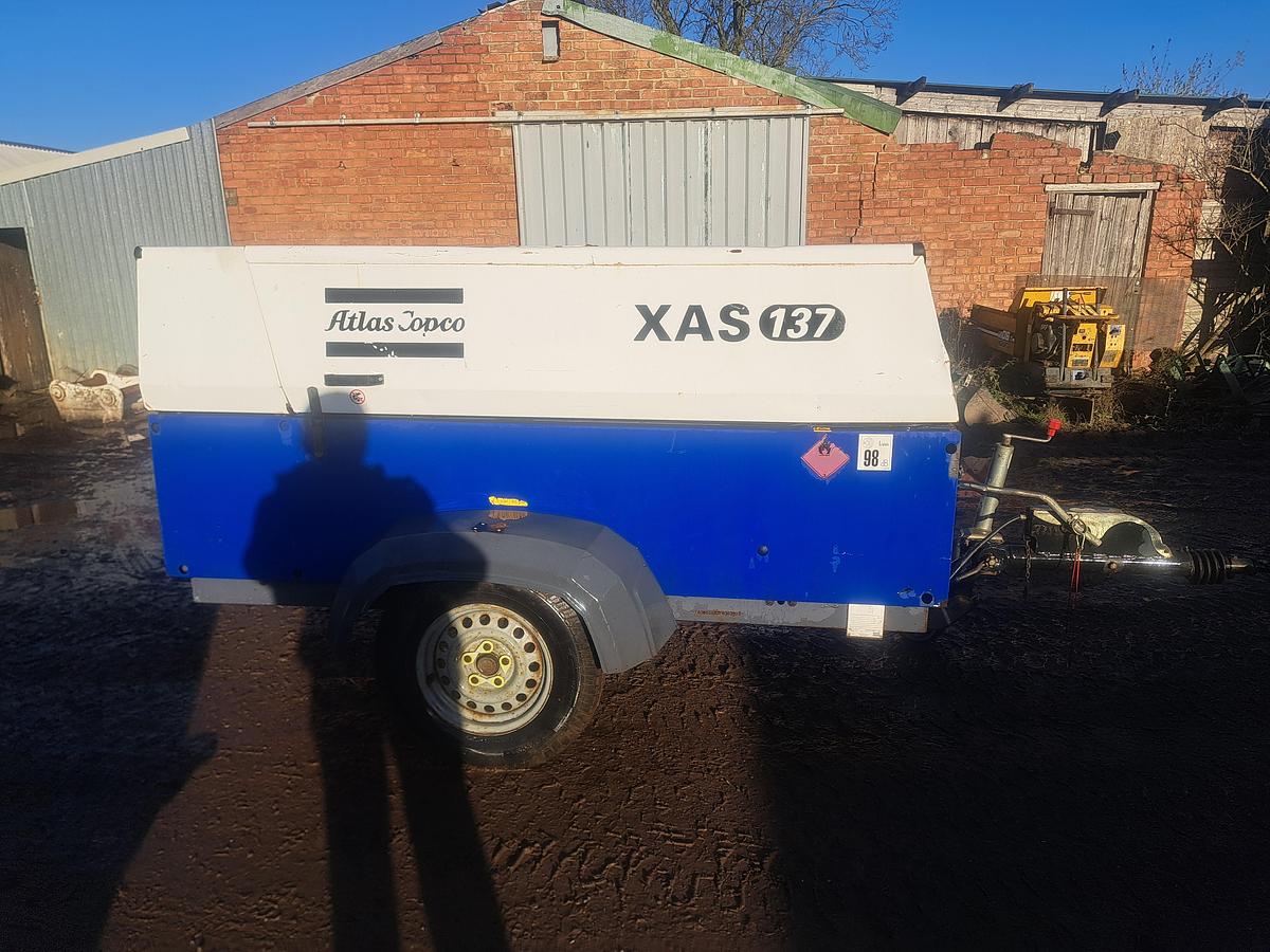 Used Atlas copco xas137