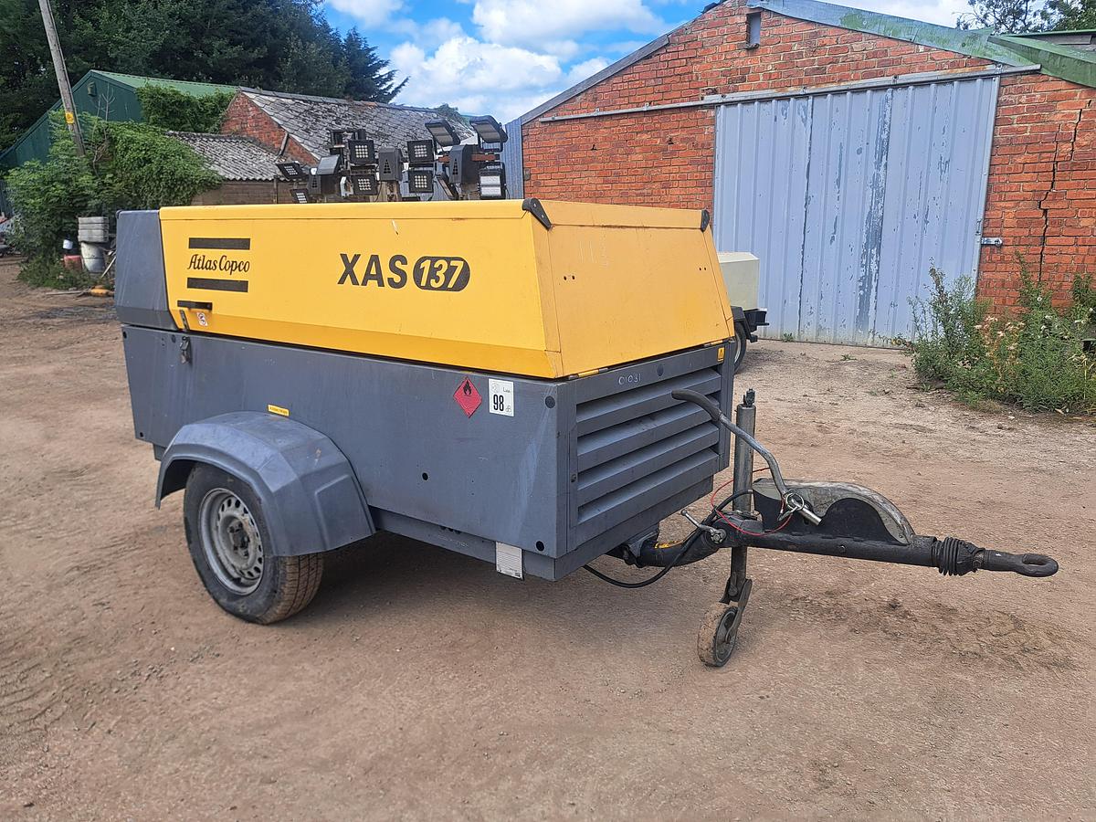Used Atlas copco xas137 