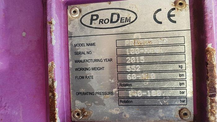 Used Prodem Prb 100 Breaker Pecker