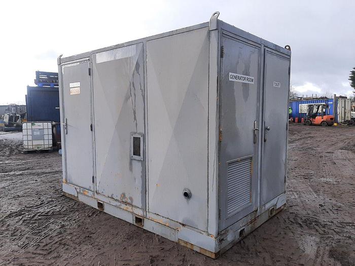 Used Canteen Office Container toilet generator anti vandal