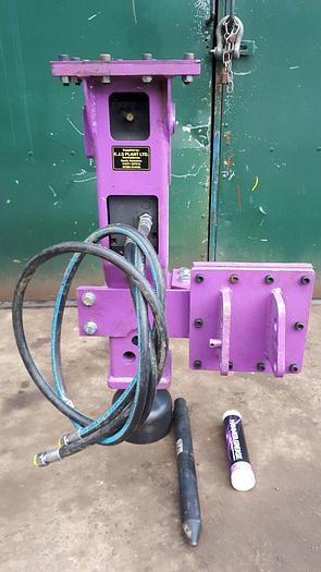 Used Prodem hydraulic post knocker and breaker