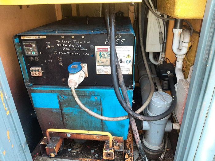 Used Canteen Office Container toilet generator anti vandal