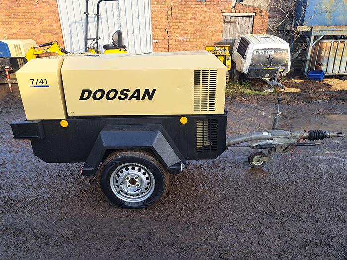 Used Doosan 7/41 compressor
