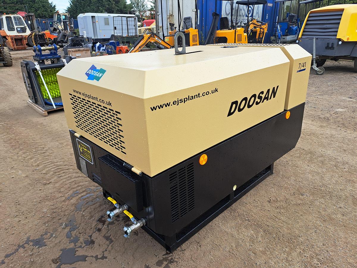 Used Doosan 7/41 with aftercooler