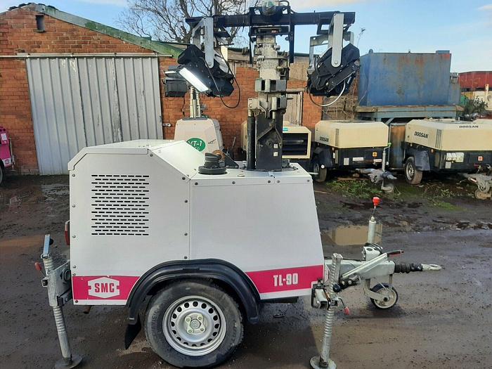 Used Smc Tl90 Lighting Tower LED Lights Perkins engine