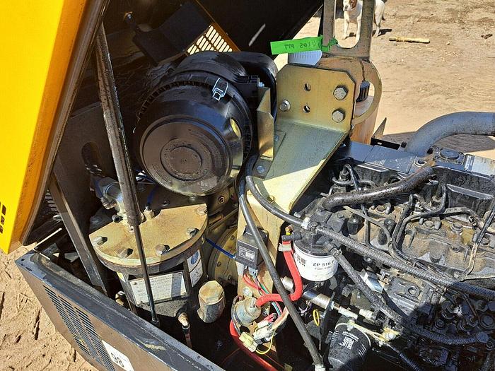 Used DOOSAN INGERSOLL RAND 7/41E DIESEL AIR COMPRESSOR GENERATOR 173 hours only