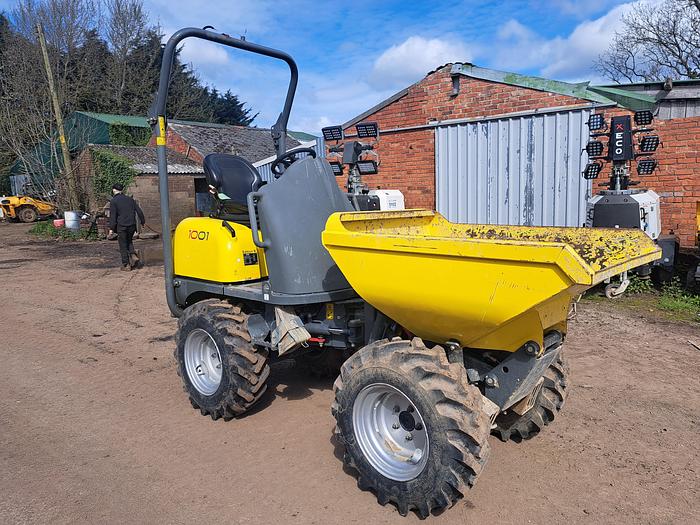 Used Wacker Neuson 1 tonne high tip dumper
