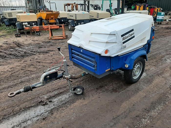 Used Atlas Copco Xas47 Compressor Kubota Engine 88cfm