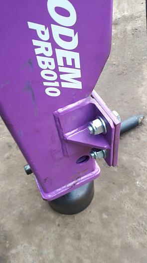 Used Prodem hydraulic post knocker and breaker
