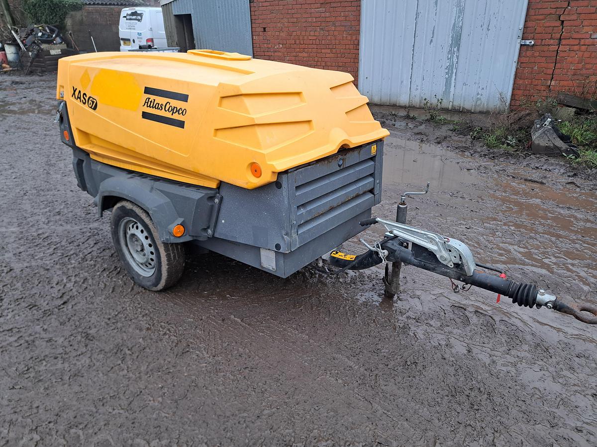 Used Atlas copco xas67 