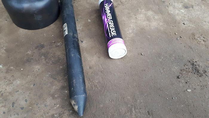 Used Prodem hydraulic post knocker and breaker