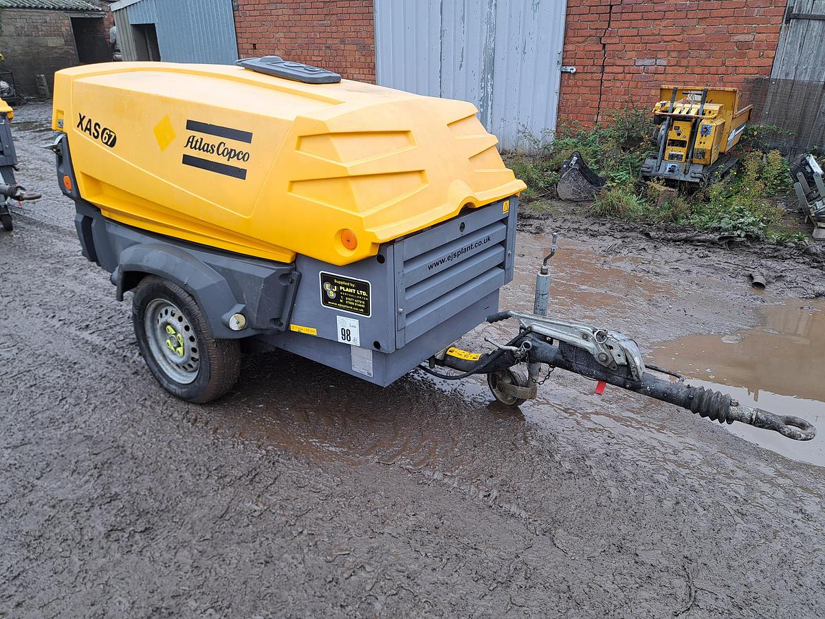Used Atlas copco xas67