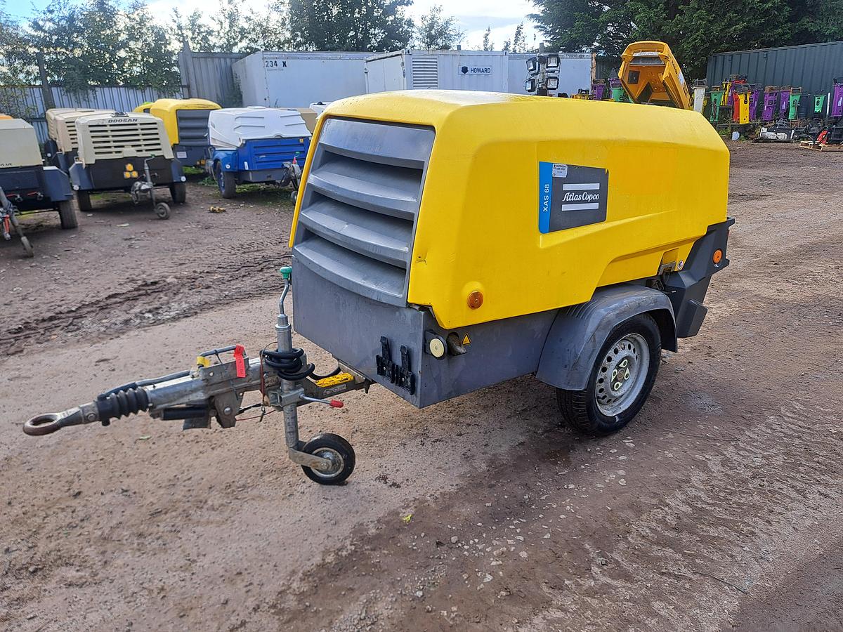 Used Atlas copco xas68