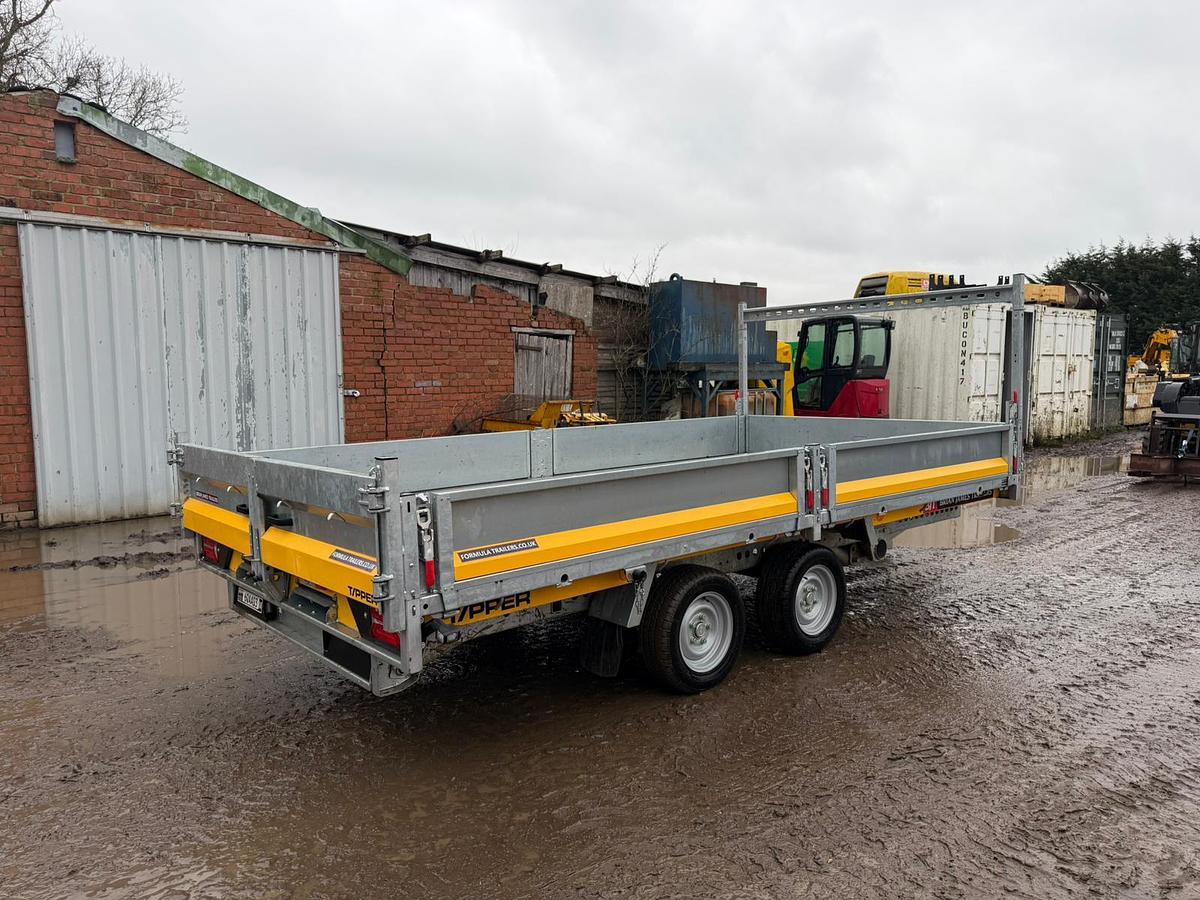Used Brian James Tipping trailer