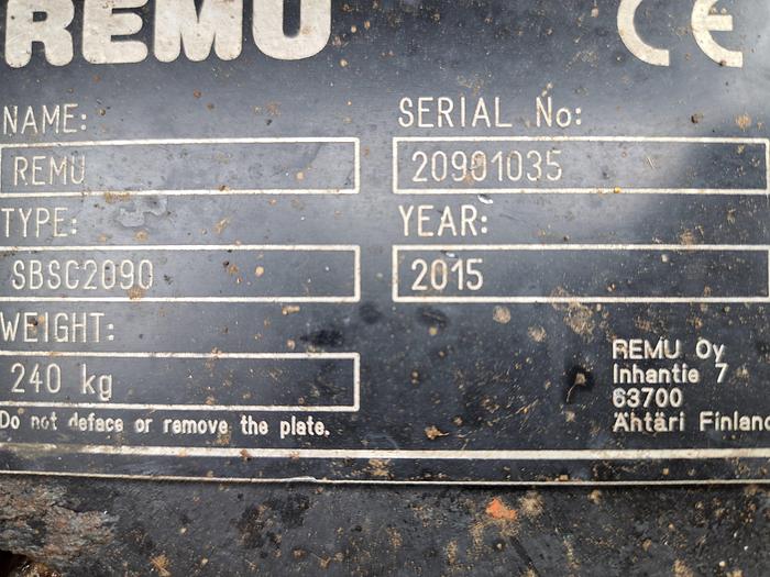 Used Remu Screening Bucket