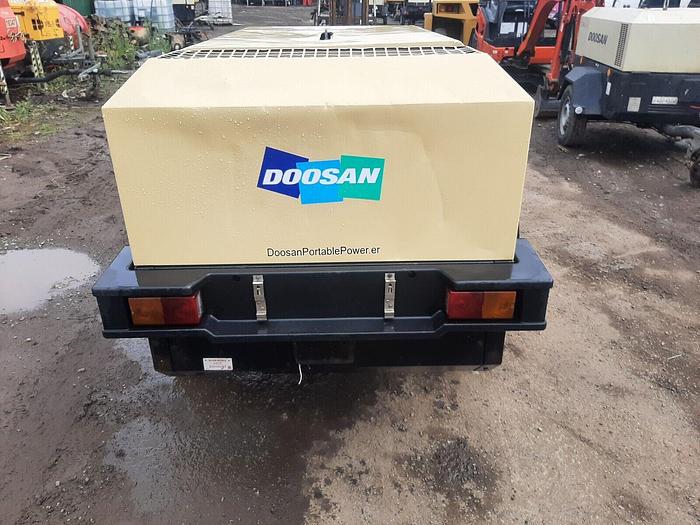 Used DOOSAN 7/41E DIESEL PORTABLE AIR COMPRESSOR GENERATOR