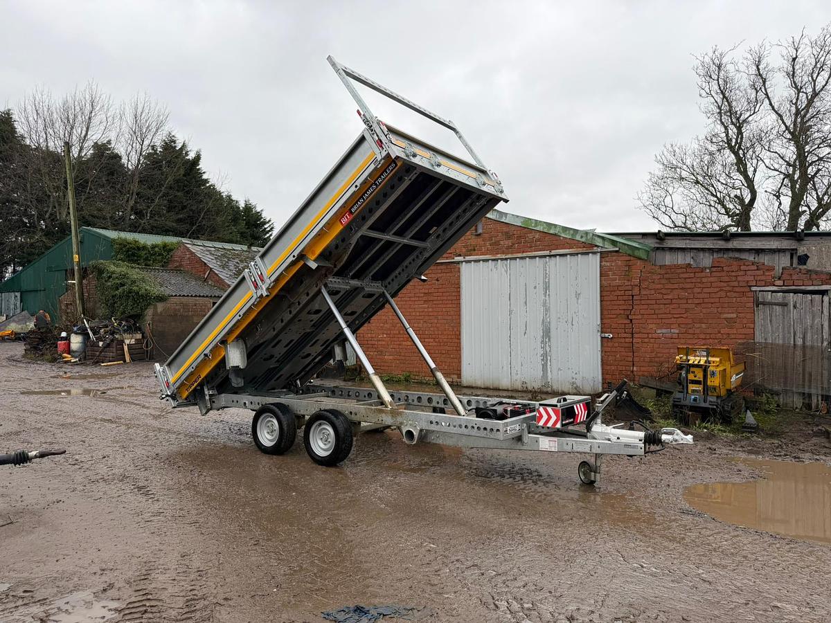 Used Brian James Tipping trailer