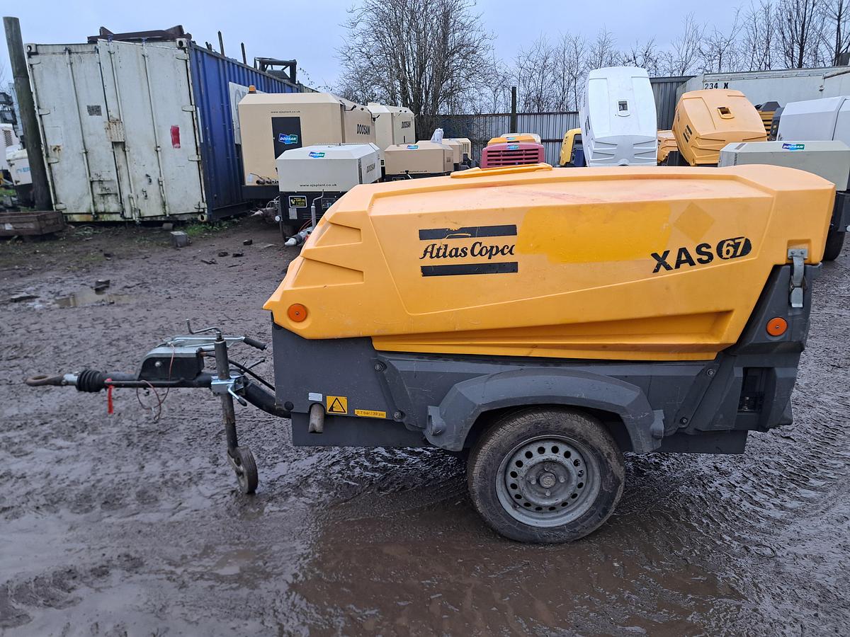 Used Atlas copco xas67 